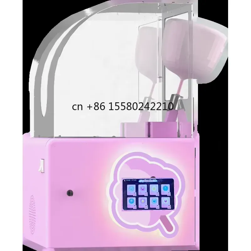 Commercial Vending Machine - ماكينة حلوى القطن الصغيرة شبه الأوتوماتيكية