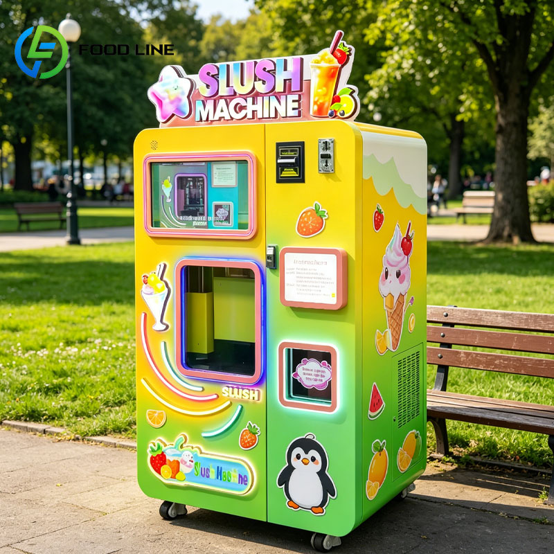 Slushie Machine Vending - ماكينة بيع السلاش الأوتوماتيكية، موزع مشروبات
