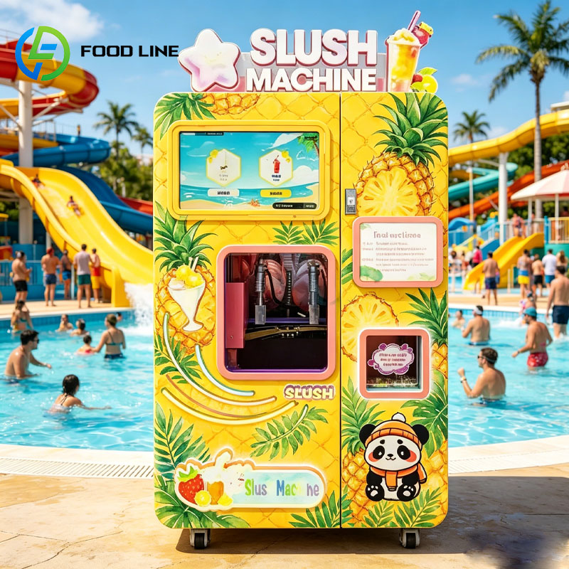 Slushie Machine Vending - آلة بيع المشروبات المجمدة، صانعة السلاش