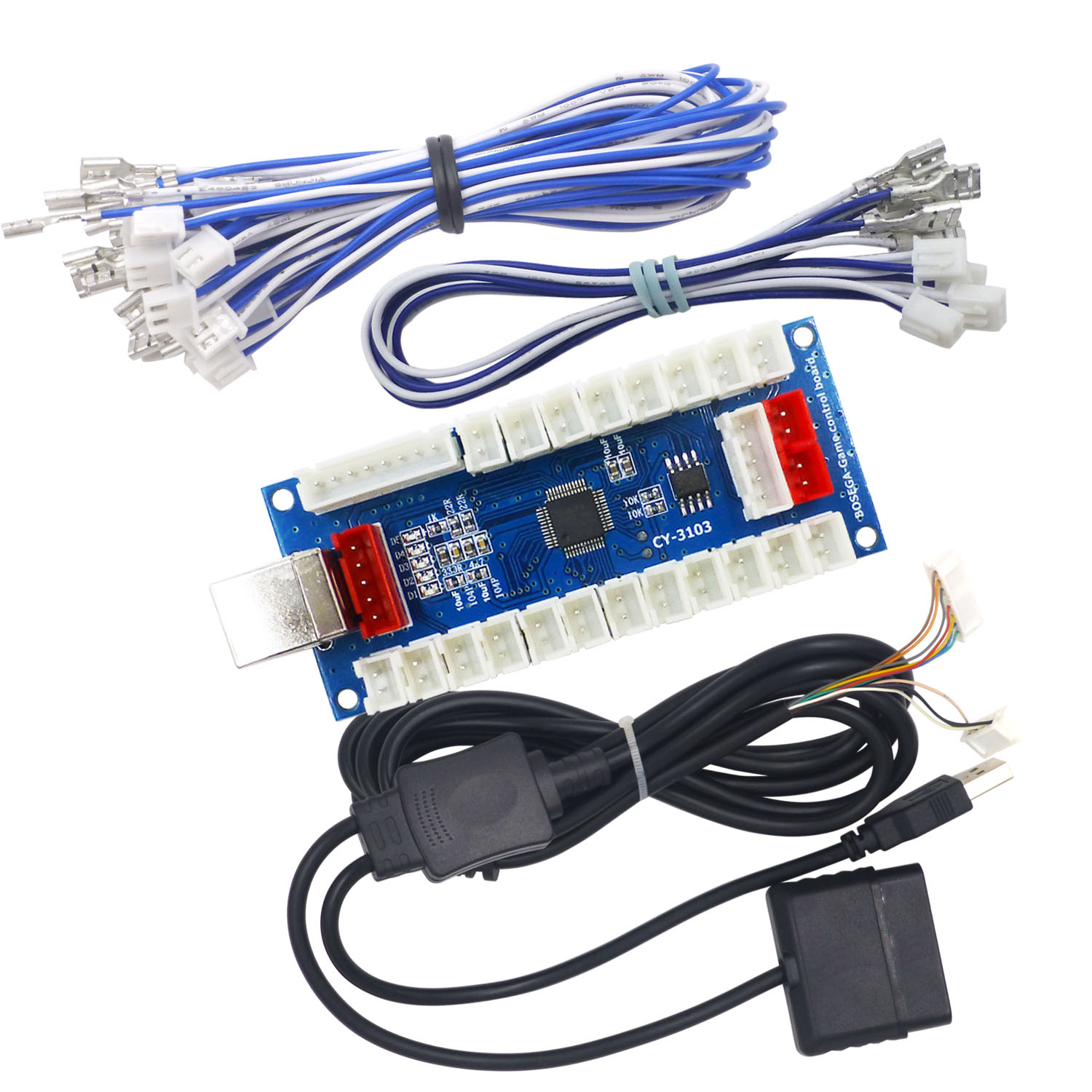 لوحة تحكم ألعاب الأركيد SJ@JX  - مراجعة Arcade Button Pcb وسعره