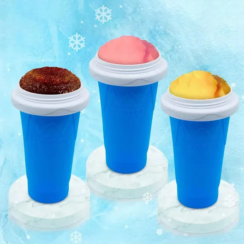 كوب صانع السلاش سريع التجميد ب - مراجعة Slushie Machine Vending وسعره