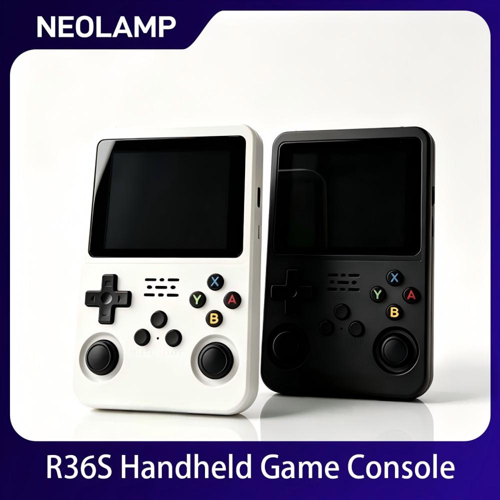 جهاز ألعاب محمول R36S ريترو بش - مراجعة Arcade Game Cabinet وسعره