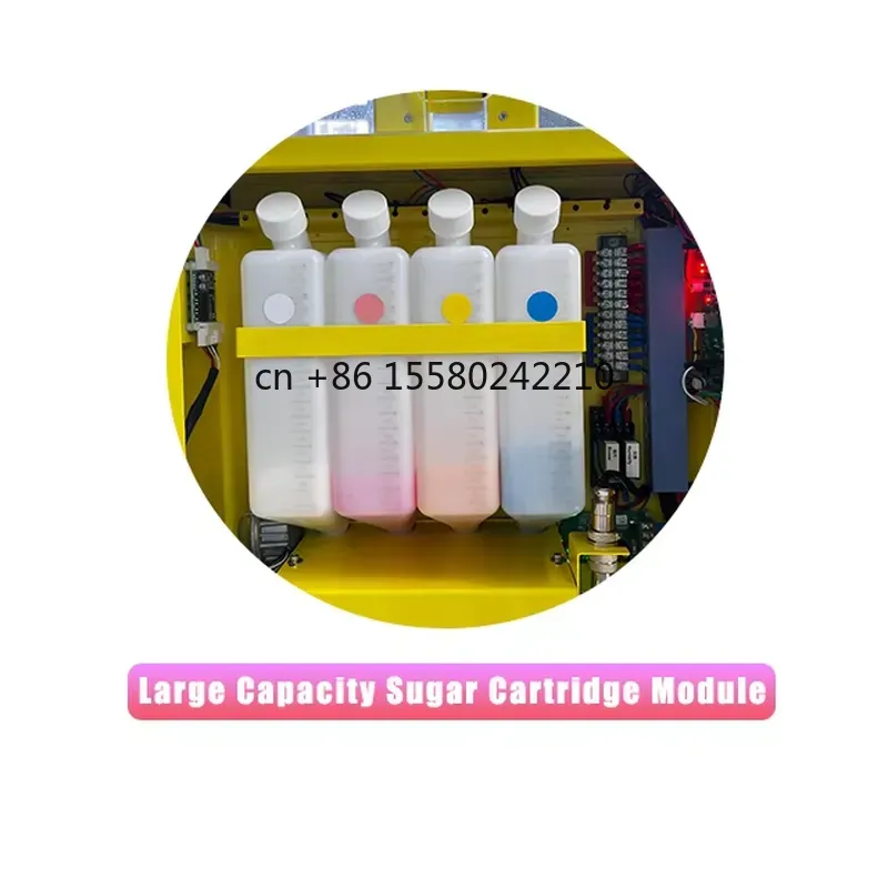 ماكينة حلوى القطن الصغيرة شبه  - مراجعة Commercial Vending Machine وسعره