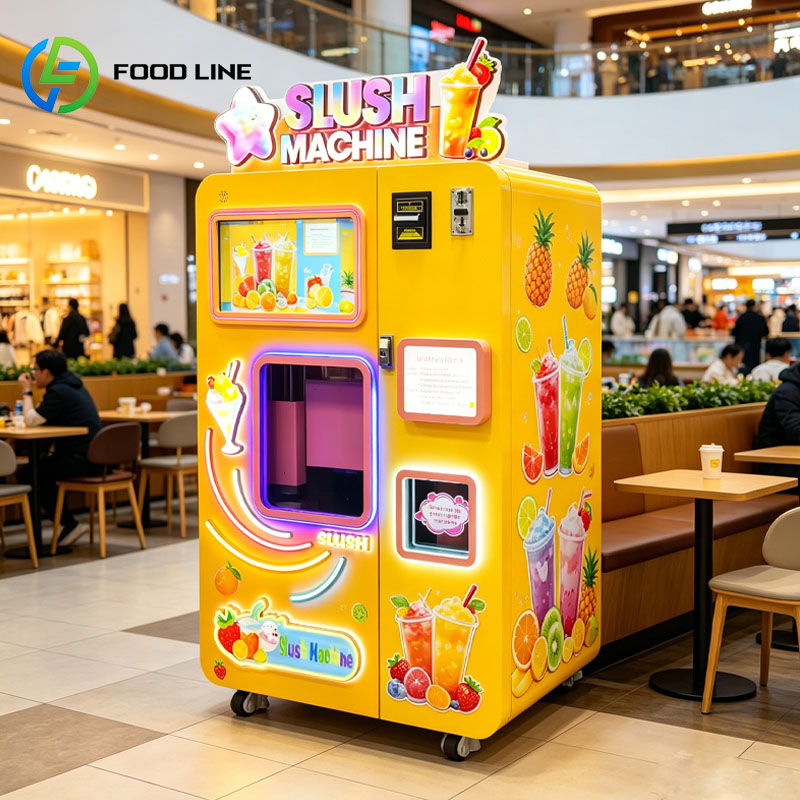آلة بيع المشروبات المجمدة الذك - مراجعة Slushie Machine Vending وسعره