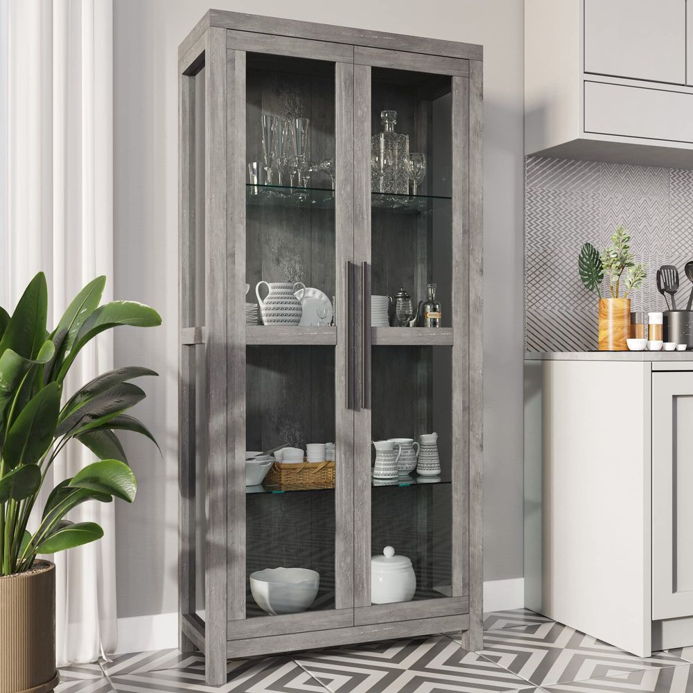 خزانة عرض زجاجية، خزانة عرض طو - مراجعة Glass Cabinet Display وسعره