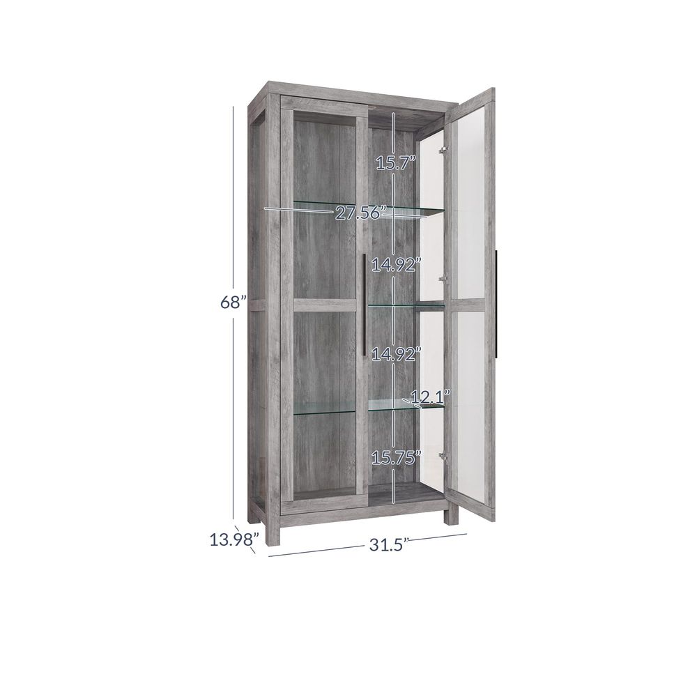 خزانة عرض زجاجية، خزانة عرض طو - مراجعة Glass Cabinet Display وسعره